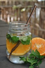 Almitra Sustainables-Reusable Copper Straw (Straight) Pack of 2 with Cleaner