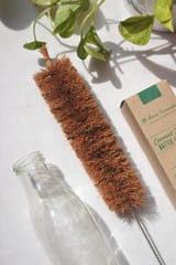 Almitra Sustainables-Coconut Fiber Coir Scrub (Pack of 5) and Bottle cleaner