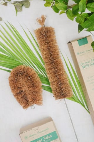 Almitra Sustainables-Coconut fiber ‚Coir Bottler Cleaner & Vegetable Cleaner