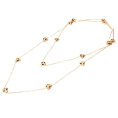 Miharu Crafts-Gold Tone Necklace with Corals