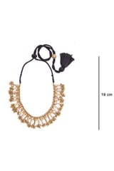 Miharu Crafts-Dhokra Handcrafted Small Brass Beaded Choker