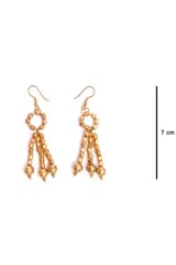 Miharu Crafts-Dhokra Beaded Earrings