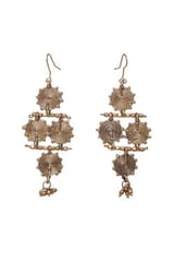 Miharu Crafts-Dokra Triangle Dangle Earring