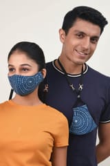 Airlit-PERENNIAL Bagru Hand Block Printed cotton Reusable Mask