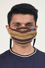 Airlit-TULIPA Bagru Hand Block Printed cotton Reusable Mask