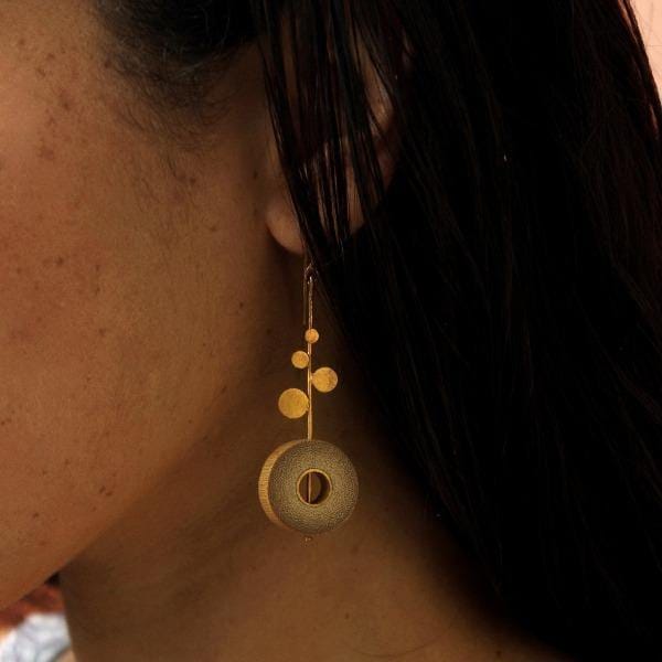 Gold Dot Initial Stud Earring – Shop Squids