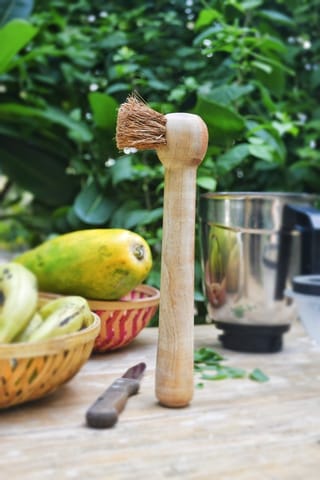 Almitra Sustainables-Coconut Fiber ‚Coir Dip Brush