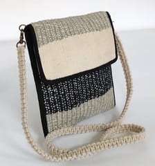 Sutrakaar Creations-Stylish Sling Bag ‚Äö√Ñ√¨ B&W