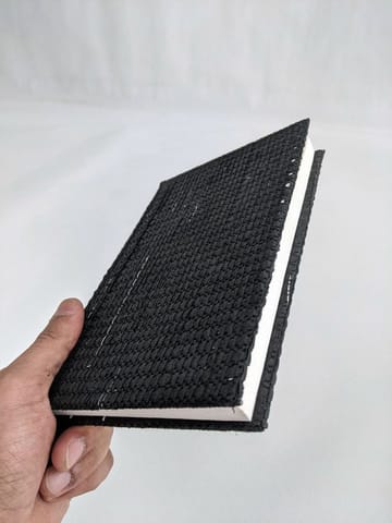 Sutrakaar Creations-Hard Bound recycle paper diary ‚Äö√Ñ√¨ Black