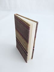 Sutrakaar Creations-Hard Bound recycle paper diary ‚Äö√Ñ√¨ Brown+Pink