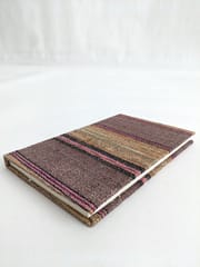 Sutrakaar Creations-Hard Bound recycle paper diary ‚Äö√Ñ√¨ Brown+Pink
