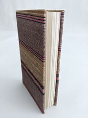 Sutrakaar Creations-Hard Bound recycle paper diary ‚Äö√Ñ√¨ Brown+Pink