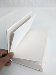 Sutrakaar Creations-Hard Bound recycle paper diary ‚Äö√Ñ√¨ Offwhite