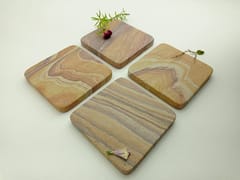 Al Maun | Ahmaa | Rainbow Marble | Handmade Square | Classic Coaster for Drinks, Beverages, Bar, Living, Kitchen & Dining Elegant Look | Set of 4