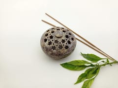 Al Maun | AFAF | Natural Multicolor Soapstone | Hand Carved Lattice Craft Multiuse Incense Holder