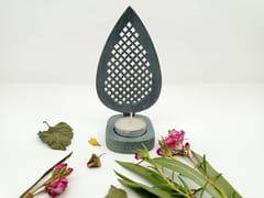 Al Maun | Taifa | Marble Natural Grey Soapstone | Handmade Leaf Shape Lattice Craft | Tealight & Candle Holders Diya | A Perfect Handmade Product for Gifting | for Home Decor & Festivals
