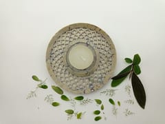 Al Maun | Nima | Marble Natural Multicolor Soapstone | Handmade Round Ring Shape Lattice Craft | Tealight & Candle Holders Diya | A Perfect Handmade Product for Gifting | for Home & Festivals