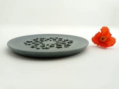 Al Maun | Sumaya | Marble Natural Grey Soapstone | Handmade Round Lattice Craft | Unique, Handmade Coaster for Drinks, Beverages, Bar, Living Room, Kitchen & Wine Glasses - Elegant Look | Set of 4