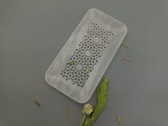 Al Maun | Faris | Marble Natural White Alabaster Soapstone | Handmade Rectangle Lattice Craft | Decorative Multipurpose Tray | Jewellery, Storage, Table & Serving Tray | For Your Home Decor & Dining