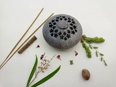 Al Maun | Manora | Marble Natural Multicolor Soapstone | Handmade Round Lattice Craft | Multiusage Incense Holder For Nut & Spices, Storage Jewellery and Ornament Box