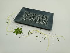 Al Maun | Mughni | Marble Natural Grey Soapstone | Handmade Rectangle Lattice Craft | Decorative Multipurpose Tray | Jewellery, Storage, Table & Serving Tray | For Your Home Decor & Dining