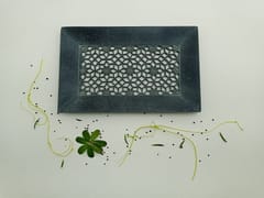 Al Maun | Mughni | Marble Natural Grey Soapstone | Handmade Rectangle Lattice Craft | Decorative Multipurpose Tray | Jewellery, Storage, Table & Serving Tray | For Your Home Decor & Dining