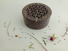 Al Maun | Malak | Marble Natural Multicolor Soapstone | Handmade Round Lattice Craft | Multiusage Box For Nut & Spices, Storage Jewellery and Ornament Box
