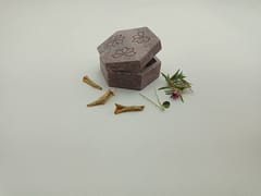 Al Maun | Haboos | Marble Natural Multicolor Soapstone | Handmade Hexagnal Handcrafted Pattern | Multiusage Box For Nut & Spices, Storage Jewellery and Ornament Box