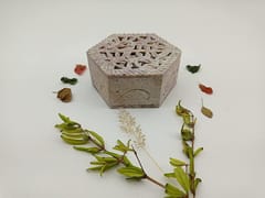 Al Maun | Avye | Handmade Soapstone Multiuse Box for Nut & Spices & Jewelry
