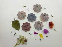 Al Maun | Kadin | Marble Natural Multicolor Soapstone | Handmade Lotus Shape Hand Carved | Tealight & Candle Holders | A Perfect Handmade Product for Gifting | for Home Decor & Festivals | Set of 6