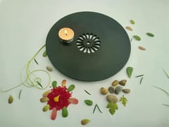 Al Maun | Zudora | Marble Natural Black Soapstone | Handmade Round Lattice Craft | Tealight & Candle Holders Diya | A Perfect Handmade Product for Gifting | for Home Decor, Festivals, Table Accents