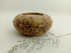Al Maun | Hita | Marble Natural Multicolor Soapstone | Handmade Round Turning Craft Tea-Light & Candle Holders | A Perfect Handmade Product for Gifting | for Home Decor, Festivals,Table Accents
