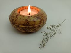 Al Maun | Hita | Marble Natural Multicolor Soapstone | Handmade Round Turning Craft Tea-Light & Candle Holders | A Perfect Handmade Product for Gifting | for Home Decor, Festivals,Table Accents