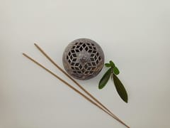 Al Maun | FAW | Marble Natural Multicolor Soapstone | Handmade Round Lattice Craft | Multiusage Incense Holder for Nut & Spices, Storage Jewellery and Ornament Box