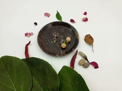 Al Maun | Daniel | Marble Natural Multicolor Soapstone | Handmade Round Turning Craft | Decorative Multipurpose Tray | Jewellery, Storage, Table & Serving Tray | For Your Home Decor & Dining