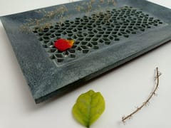 Al Maun | Nevra | Marble Natural Grey Soapstone | Handmade Rectangle Lattice Craft | Decorative Multipurpose Tray | Jewellery, Storage, Table & Serving Tray | For Your Home Decor & Dining