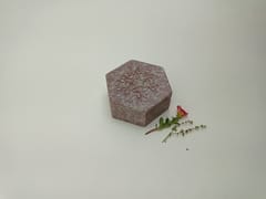 Al Maun | Hirz | Marble Natural Multicolor Soapstone | Hexagonal Handcrafted Storage Jewellery and Ornament Storage Box
