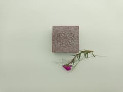 Al Maun | Fadl | Marble Natural Multicolor Soapstone | Handmade Square Handcrafted Lattice Pattern | Multiusage Box For Nut & Spices, Storage Jewellery and Ornament Box