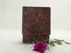 Al Maun | Fadl | Marble Natural Multicolor Soapstone | Handmade Square Handcrafted Lattice Pattern | Multiusage Box For Nut & Spices, Storage Jewellery and Ornament Box