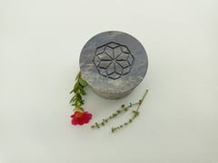 Al Maun | Aduz | Natural Multicolor Soapstone | Hand Carved Lattice Pattern Multiuse Box For Storing Nuts, Spices & Jewelry