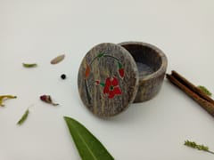 Al Maun | Ain | Hand Carved Jewellery Box | Made With Soapstone