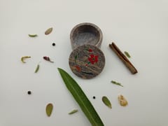 Al Maun | Ain | Hand Carved Jewellery Box | Made With Soapstone