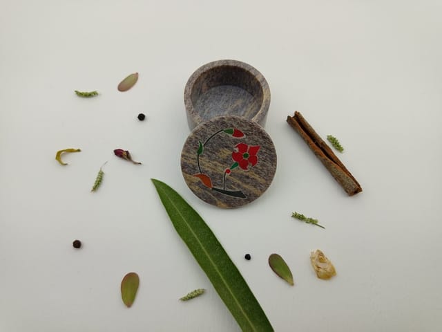 Al Maun | Ain | Hand Carved Jewellery Box | Made With Soapstone