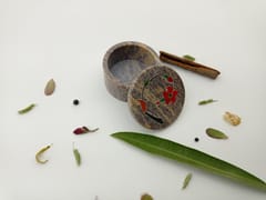 Al Maun | Ain | Hand Carved Jewellery Box | Made With Soapstone