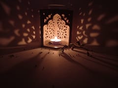 Al Maun | Hariz | Hand Carved Aroma Lamp | Made With Soapstone