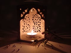 Al Maun | Hariz | Hand Carved Aroma Lamp | Made With Soapstone