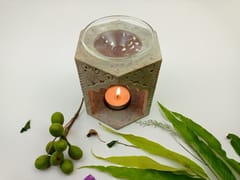 Al Maun | Jahm | Hand Carved Aroma Lamp | Made With Soapstone