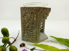 Al Maun | Jahm | Hand Carved Aroma Lamp | Made With Soapstone