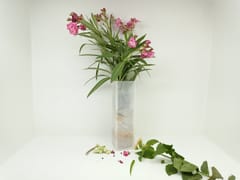 Al Maun | Rafi | Hand Carved Flower Vase | Made With Alabaster