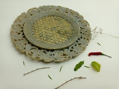 Al Maun | Mutia | Hand Carved Decorative Plate | Made With Soapstone